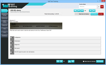 Self Test Training - Cisco 200-001 screenshot 5