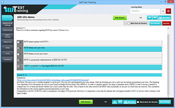 Self Test Training - Cisco 200-101 screenshot 4