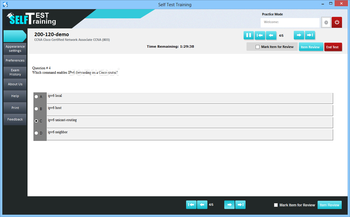 Self Test Training - Cisco 200-120 screenshot 5