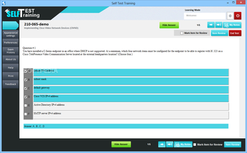 Self Test Training - Cisco 210-065 screenshot 3