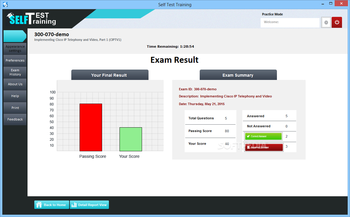 Self Test Training - Cisco 300-070 screenshot 7