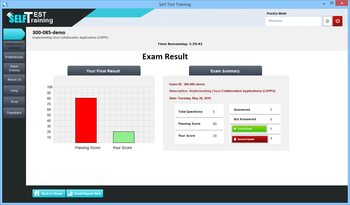 Self Test Training - Cisco 300-085 screenshot 5