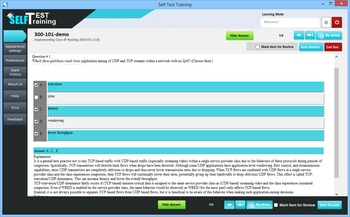 Self Test Training - Cisco 300-101 screenshot 3