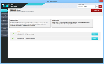 Self Test Training - Cisco 300-209 screenshot 4