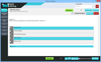 Self Test Training - Cisco 640-554 screenshot 3
