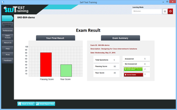 Self Test Training - Cisco 640-864 screenshot 5