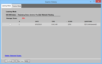 Self Test Training - Cisco 642-883 screenshot 6