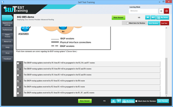 Self Test Training - Cisco 642-885 screenshot 3