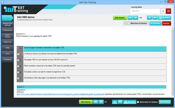 Self Test Training - Cisco 642-980 screenshot 3