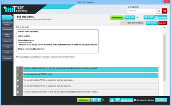 Self Test Training - Cisco 642-980 screenshot 4