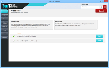 Self Test Training - Microsoft 70-532 screenshot 2