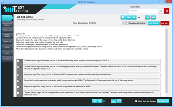 Self Test Training - Microsoft 70-532 screenshot 3