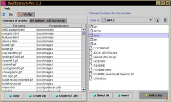 SelfExtract-Pro screenshot