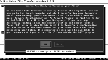 Selkie Quick File Transfer screenshot