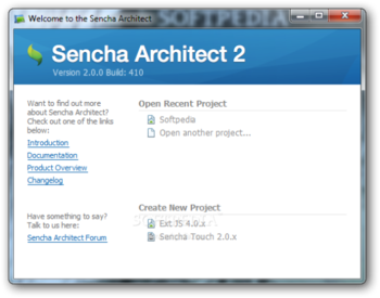 Sencha Architect 2 screenshot