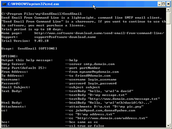 Send Email From Command Line screenshot 2