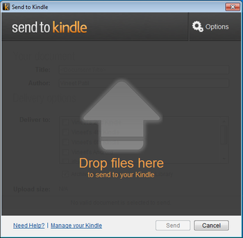 Send to Kindle screenshot 3