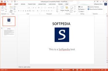 Send To Publisher screenshot