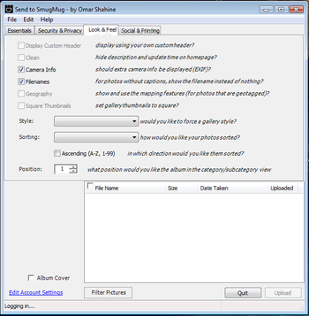 Send to SmugMug screenshot 3