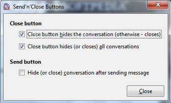 Send'n'Close Buttons screenshot 2