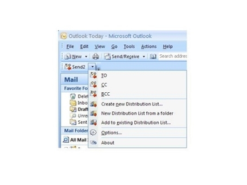 Send2 for Microsoft Outlook screenshot