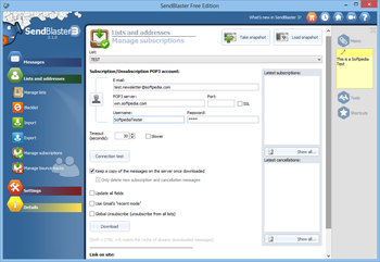 Sendblaster Free Edition screenshot 10