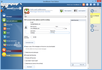 Sendblaster Free Edition screenshot 11