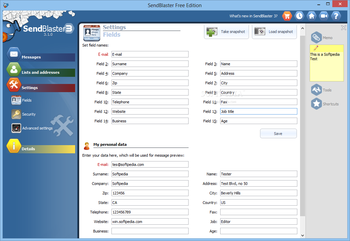 Sendblaster Free Edition screenshot 12