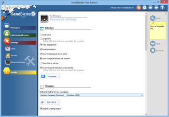 Sendblaster Free Edition screenshot 14