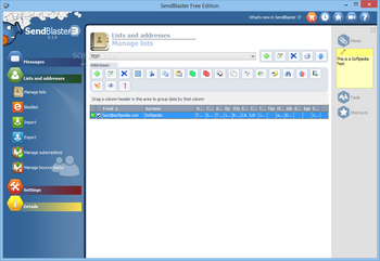 Sendblaster Free Edition screenshot 5
