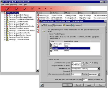 Sentry-go Quick Disk Monitor screenshot 3