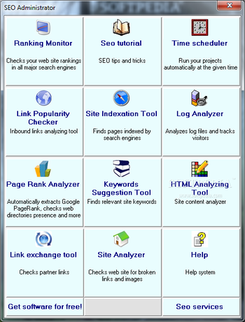 SEO Administrator screenshot