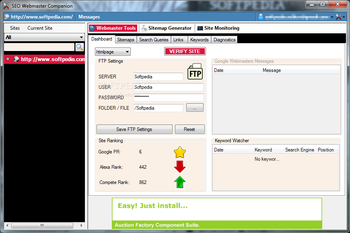 SEO Webmaster Companion screenshot