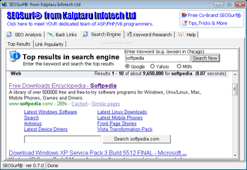 SEOSurf screenshot 2