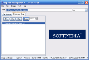 Sepham FileXplorer Libra Version screenshot 2