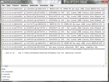SeqState screenshot