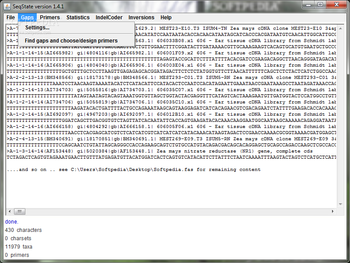 SeqState screenshot 2
