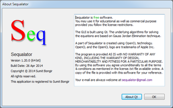 Sequalator screenshot