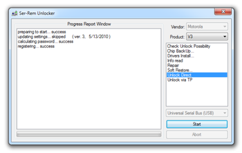 Ser-Rem Unlocker screenshot