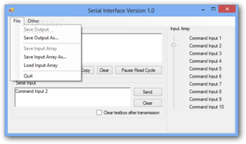 Serial Interface screenshot 2