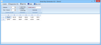 Serial Key Generator screenshot