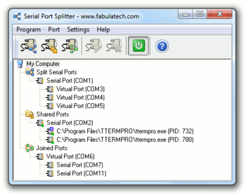 Serial Port Splitter screenshot