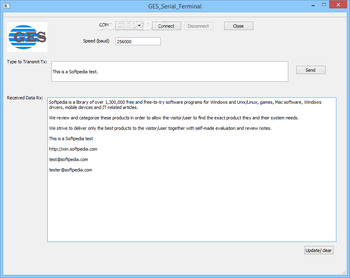 Serial Port Terminal screenshot