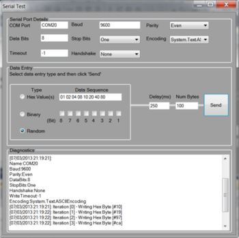 Serial Test screenshot