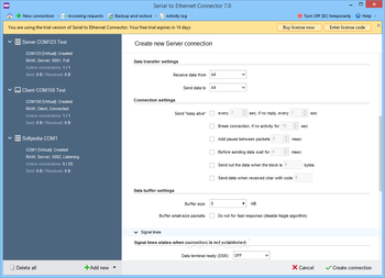 Serial to Ethernet Connector screenshot 3