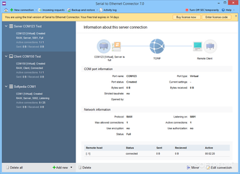 Serial to Ethernet Connector screenshot 5