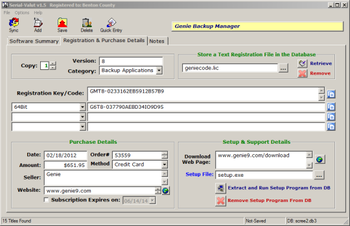 Serial-Vault screenshot 2