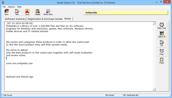 Serial-Vault screenshot 3