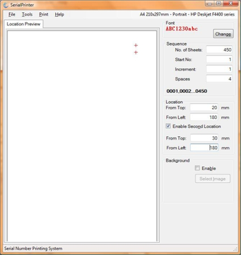 SerialPrinter screenshot
