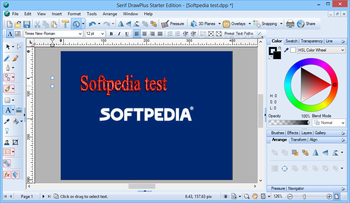 Serif DrawPlus Starter Edition (formerly Serif DrawPlus) screenshot